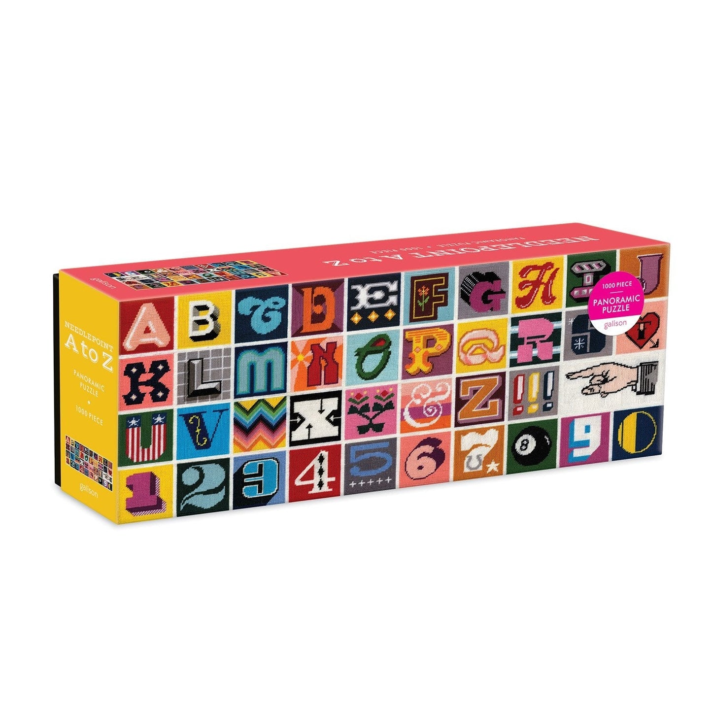 Hímzés A - tól Z - ig - panoráma Galison 1000 darabos kirakó puzzle (GA - 9780735365308) - puzzlegarden