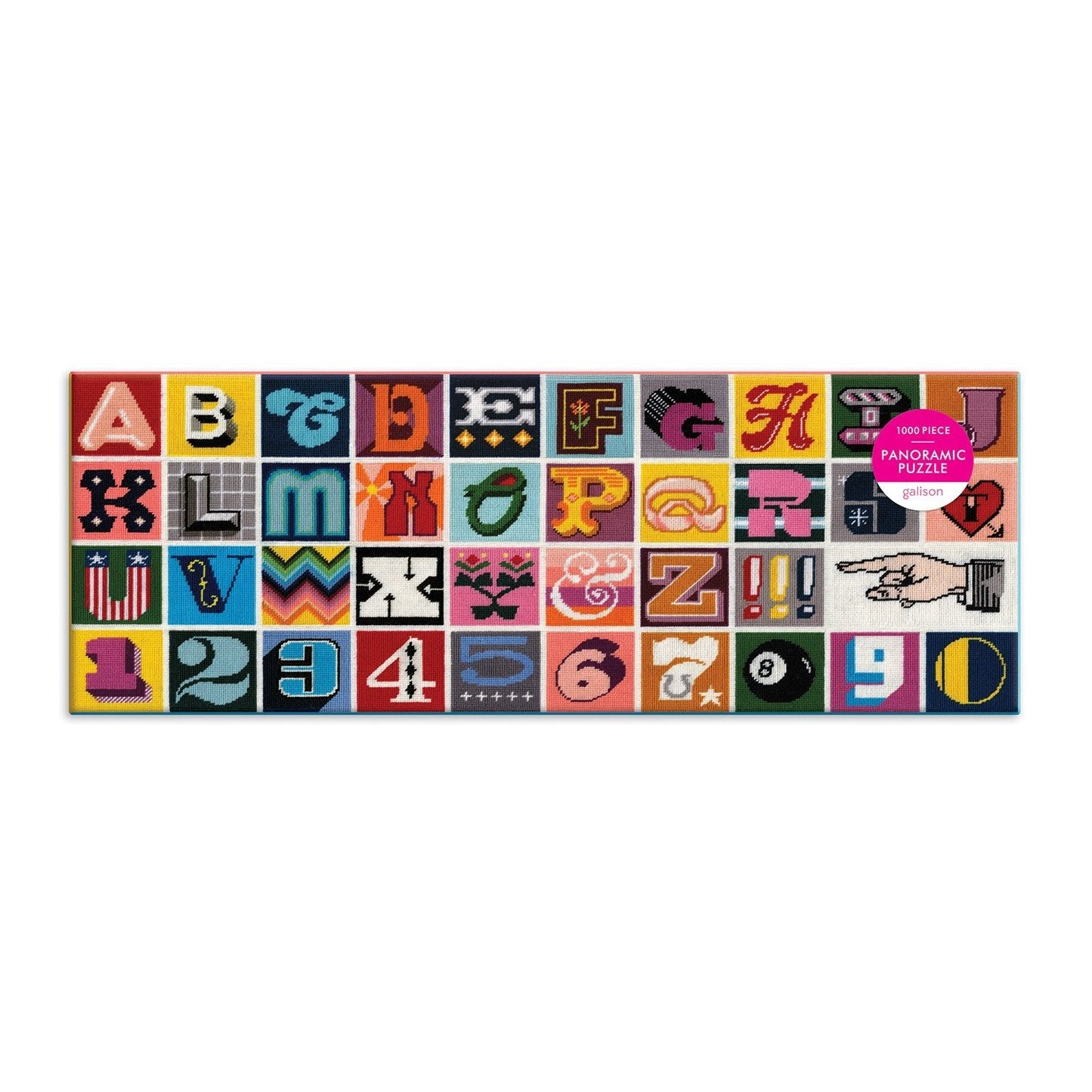 Hímzés A - tól Z - ig - panoráma Galison 1000 darabos kirakó puzzle (GA - 9780735365308) - puzzlegarden