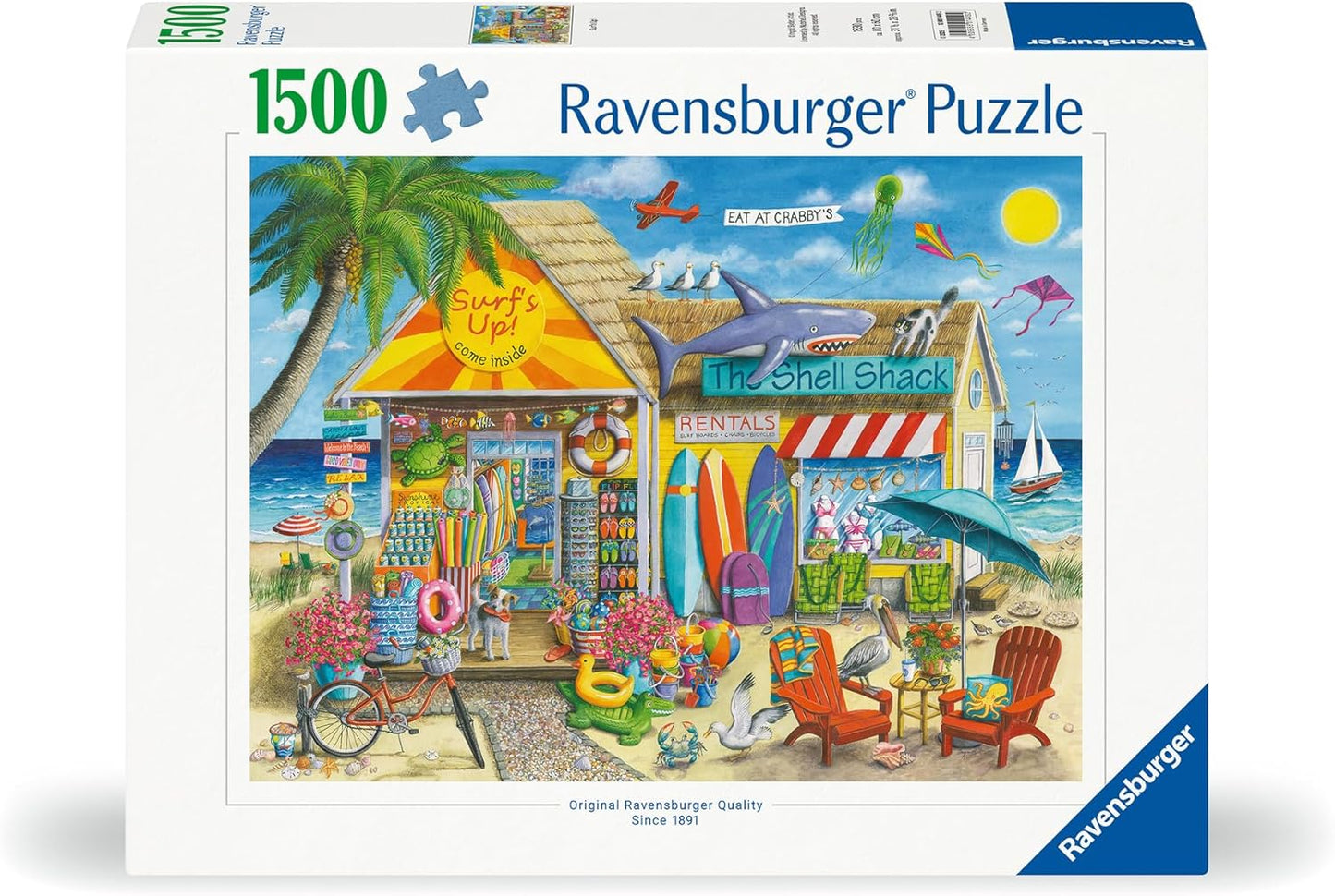 Hívnak a hullámok Ravensburger 1500 darabos kirakó puzzle (RA - 12001449) - puzzlegarden
