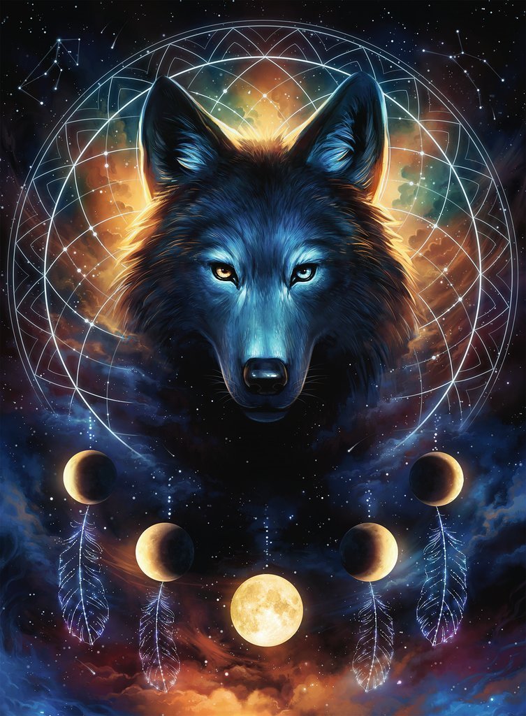 Hold Farkas - sötétben világít Ravensburger 500 darabos kirakó puzzle (RA - 12000442) - puzzlegarden