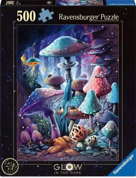 Holdfényes gombák - sötétben világít Ravensburger 500 darabos kirakó puzzle (RA - 12001386) - puzzlegarden