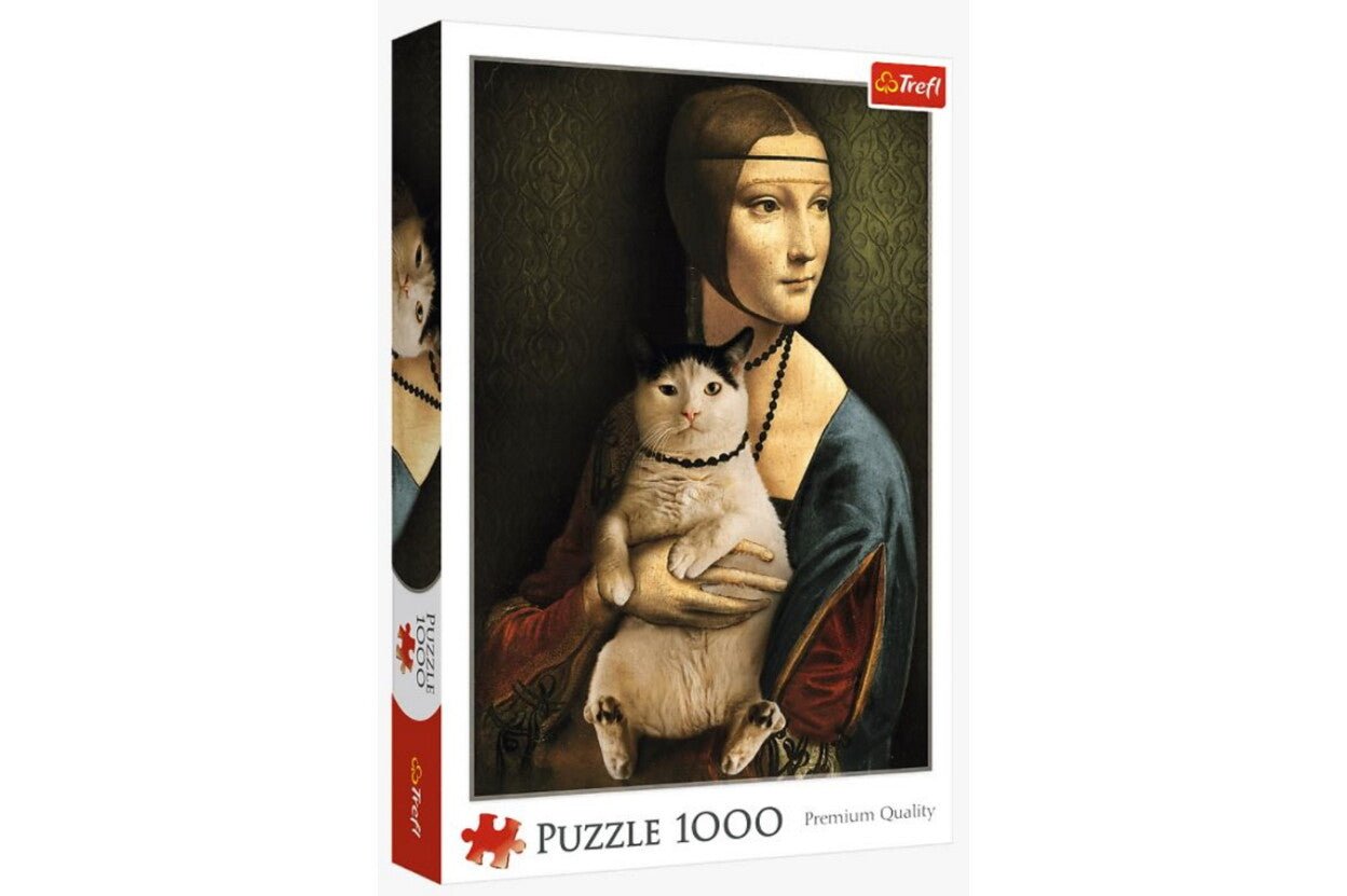 Hölgy Macskával Trefl 1000 darabos kirakó puzzle (TR - 10663) - puzzlegarden
