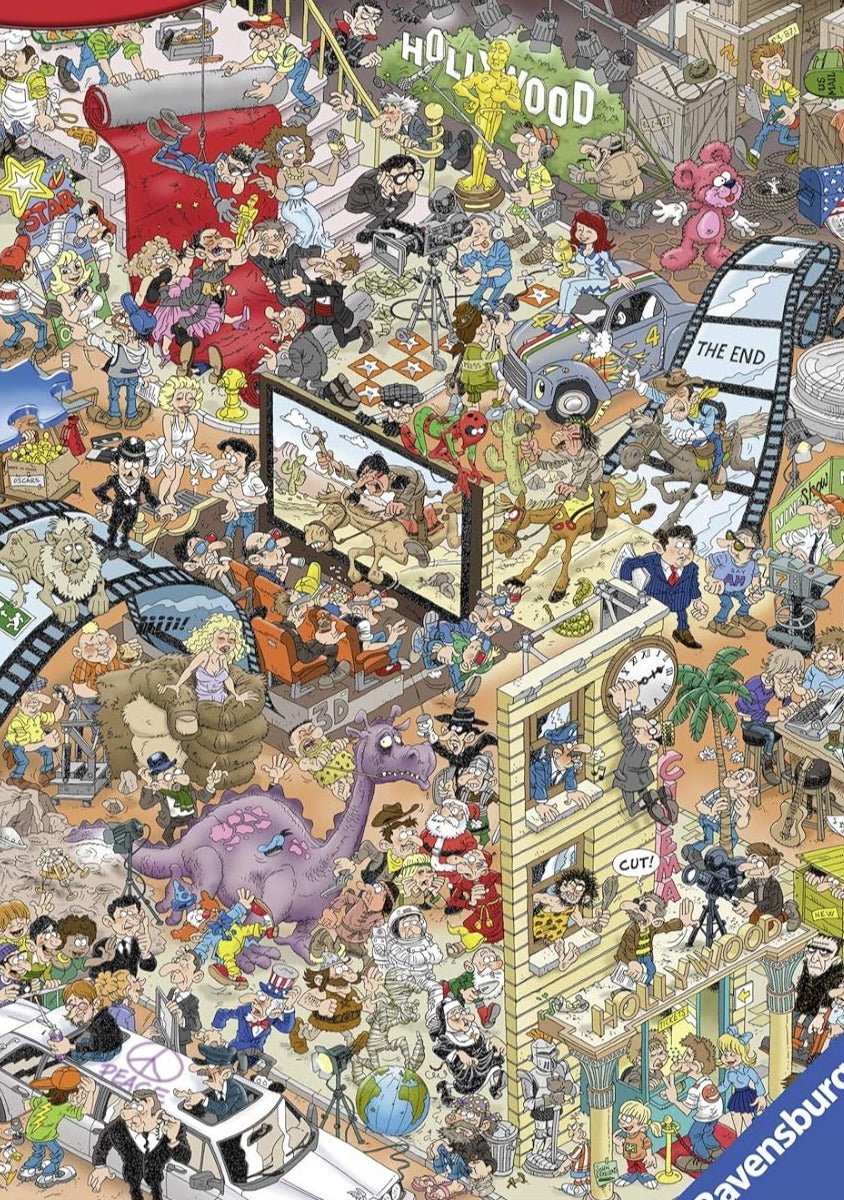 Hollywood - firka Ravensburger 1000 darabos kirakó puzzle (RA - 14985) - puzzlegarden