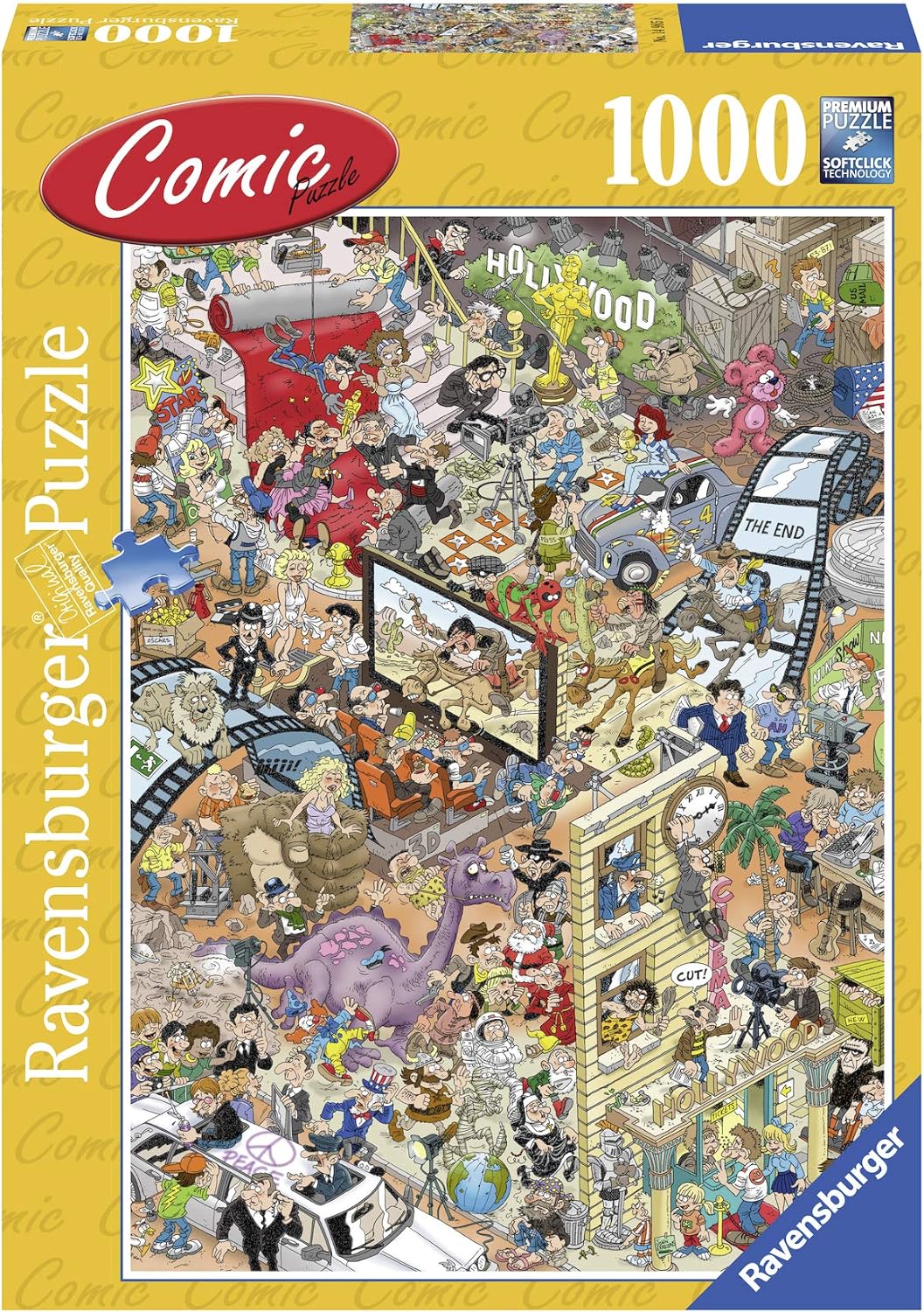 Hollywood - firka Ravensburger 1000 darabos kirakó puzzle (RA - 14985) - puzzlegarden