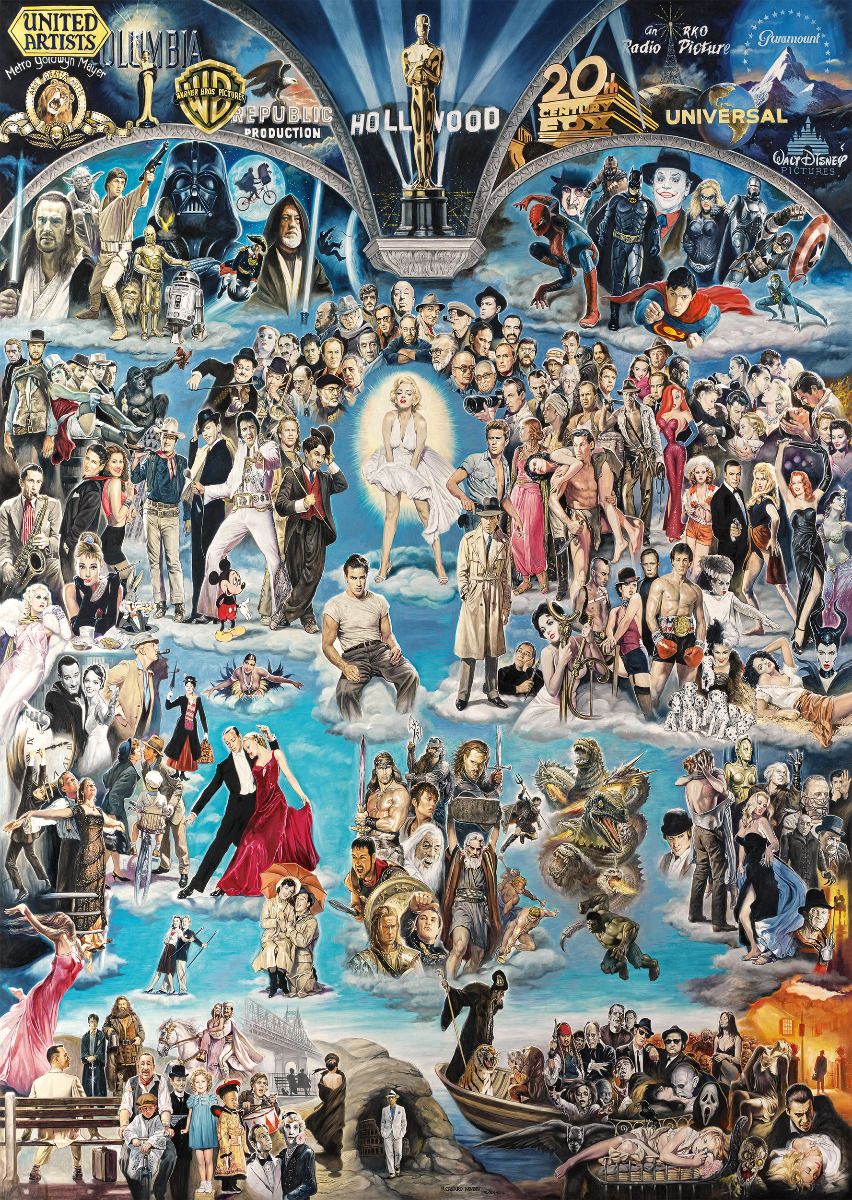 Hollywood XXL Schmidt Spiele 3000 darabos kirakó puzzle (SCH - 59347) - puzzlegarden