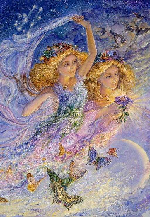 Horoszkóp - Ikrek Grafika 1000 darabos kirakó puzzle (GR - F - 32349) - puzzlegarden