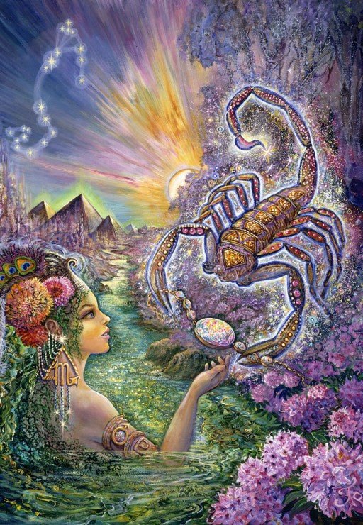 Horoszkóp - Skorpió Grafika 1000 darabos kirakó puzzle (GR - F - 32345) - puzzlegarden