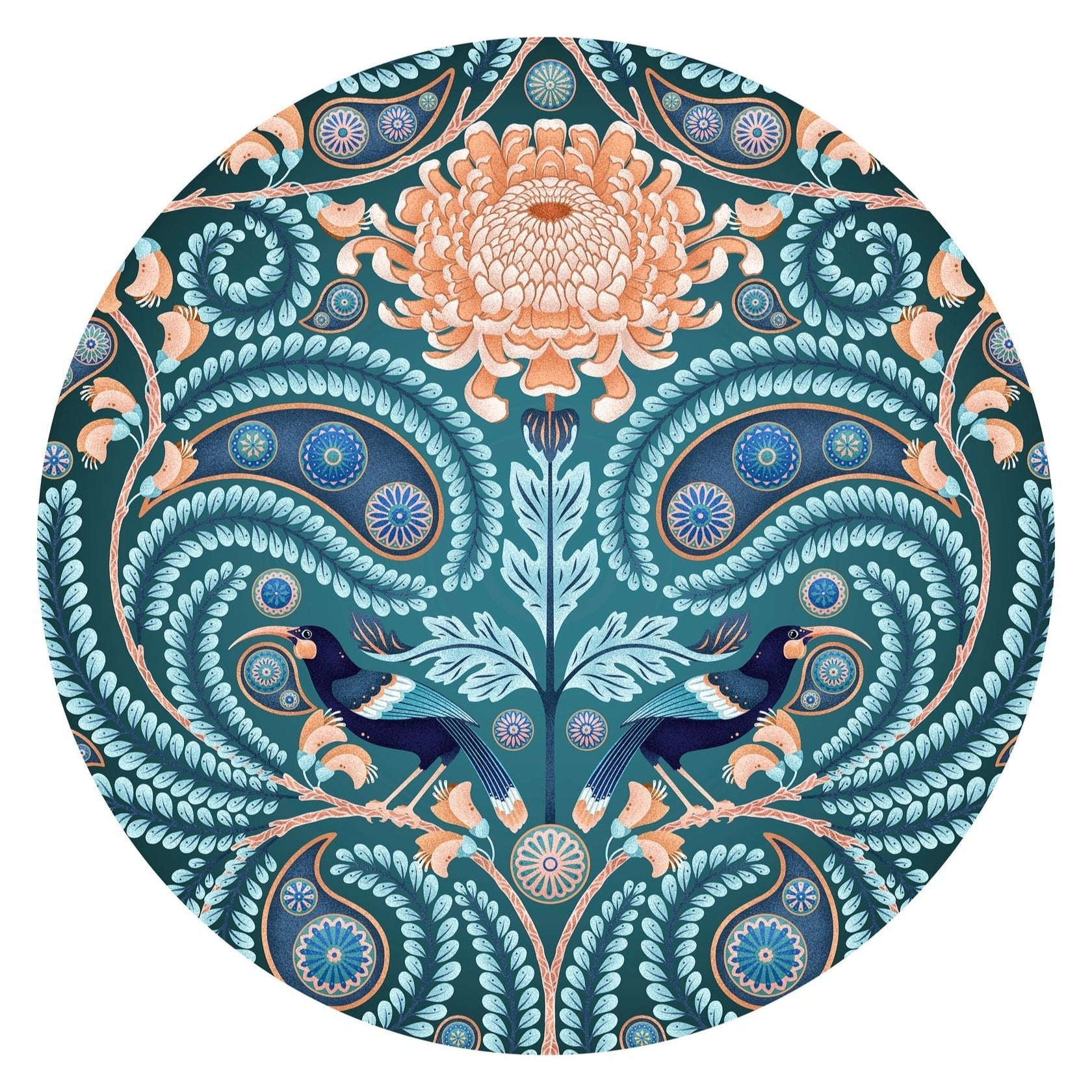 Huia és krizantém Pomegranate 500 darabos kirakó puzzle (POM - JC006) - puzzlegarden