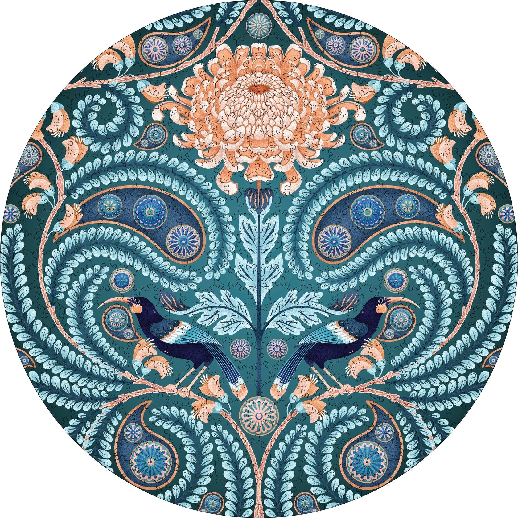 Huia és krizantém Pomegranate 500 darabos kirakó puzzle (POM - JC006) - puzzlegarden