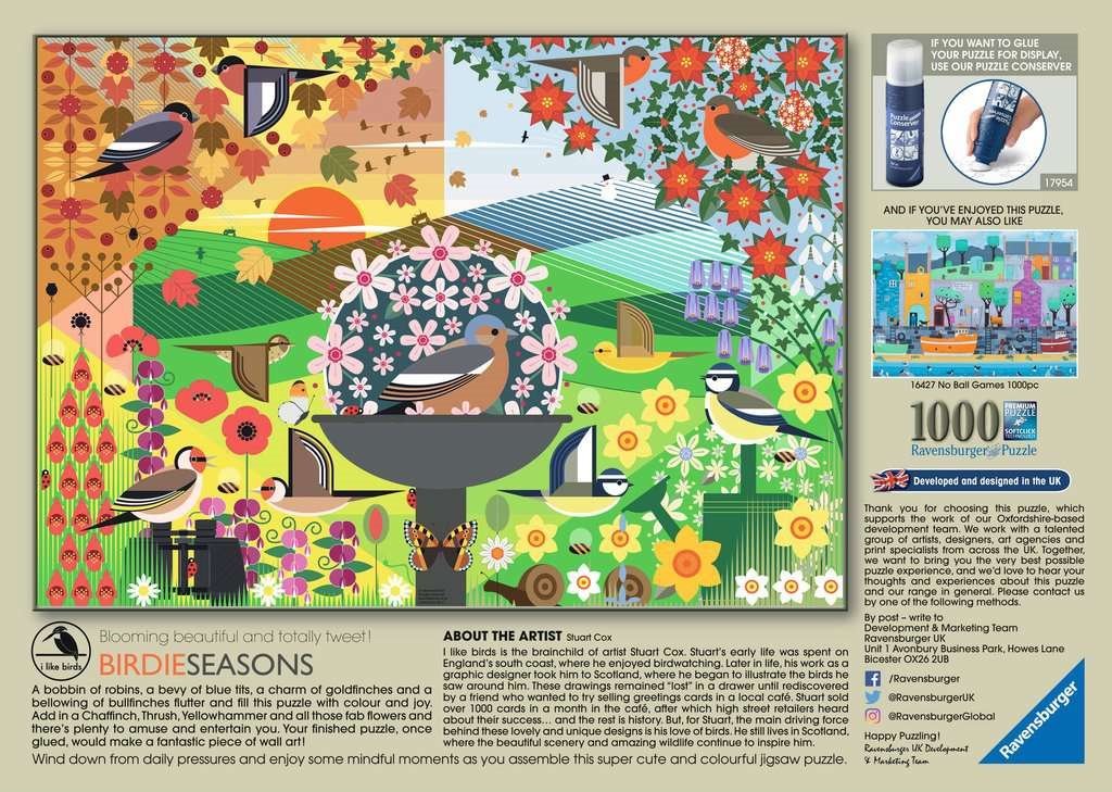 I Like Birds Ravensburger 1000 darabos kirakó puzzle (RA - 16419) - puzzlegarden