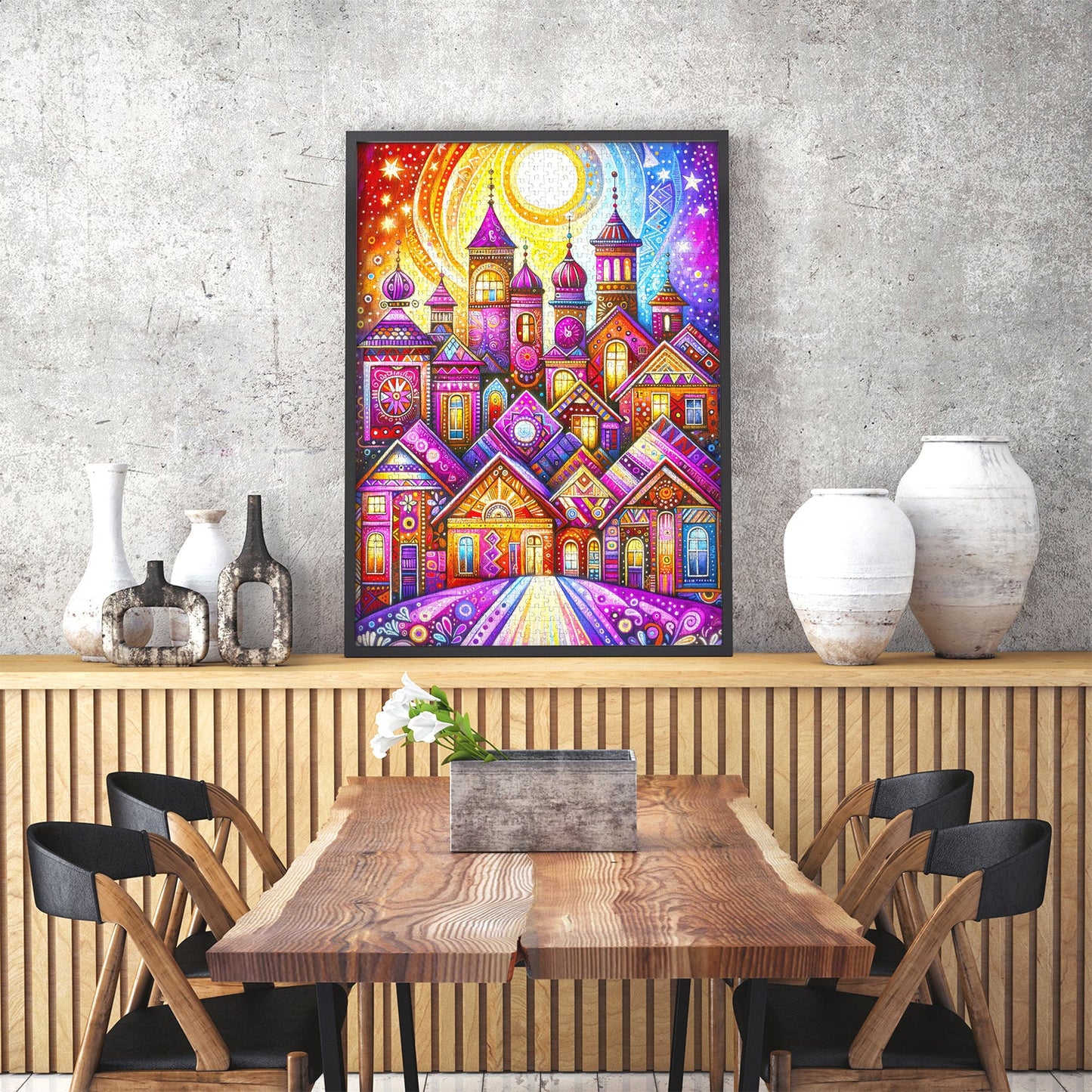 Ibolyaváros Enjoy 1000 darabos kirakó puzzle (EN - 2268) - puzzlegarden