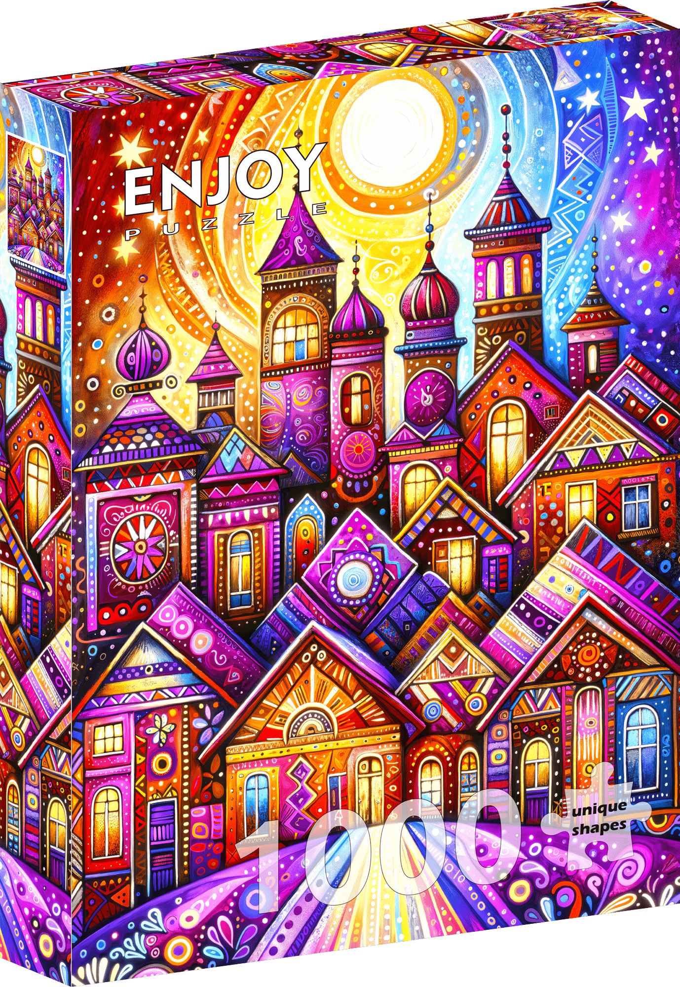 Ibolyaváros Enjoy 1000 darabos kirakó puzzle (EN - 2268) - puzzlegarden
