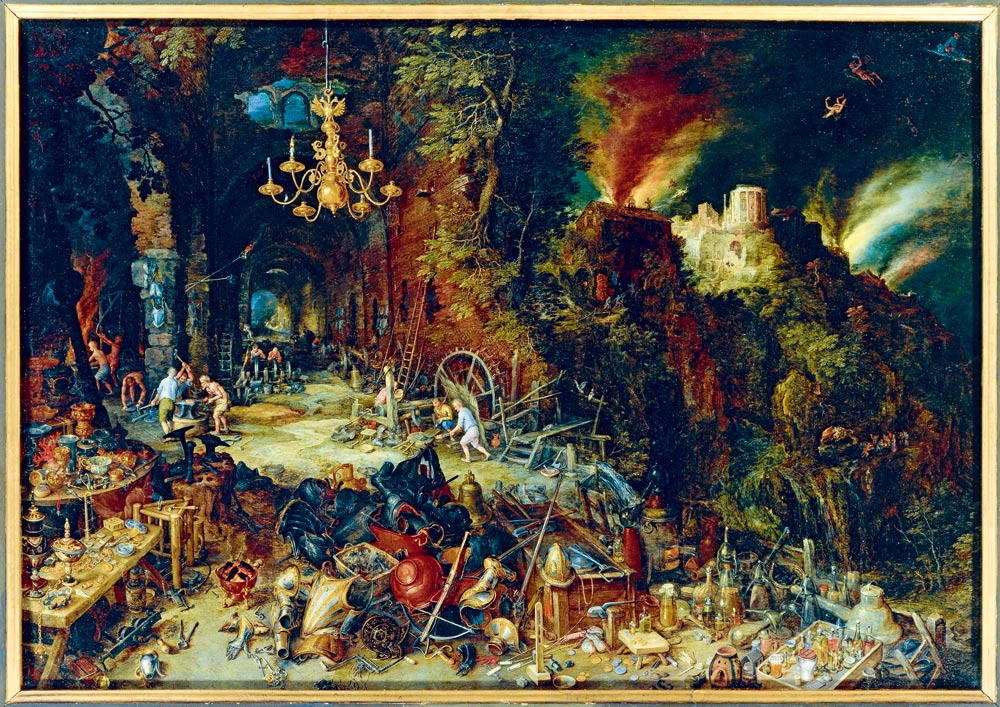 id. Jan Bruegel - A Tűz Allegóriája Bluebird 1000 darabos kirakó puzzle (BB - 60091) - puzzlegarden