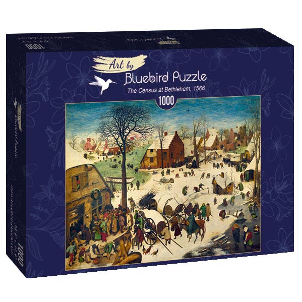 id. Pieter Bruegel - A betlehemi népszámlálás Bluebird 1000 darabos kirakó puzzle (BB - F - 60225) - puzzlegarden