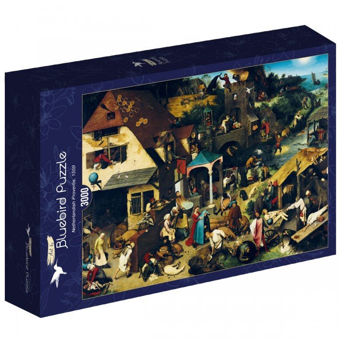 id. Pieter Bruegel - A holland közmondások, 1559 Bluebird 3000 darabos kirakó puzzle (BB - 60159) - puzzlegarden