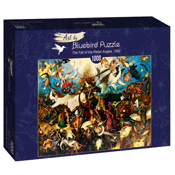 id. Pieter Bruegel - A Lázadó Angyalok Bukása Bluebird 1000 darabos kirakó puzzle (BB - 60032) - puzzlegarden