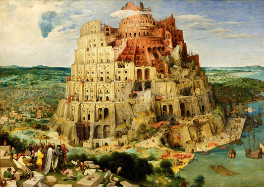 id. Pieter Bruegel - Bábel Tornya Enjoy 1000 darabos kirakó puzzle (EN - 1146) - puzzlegarden