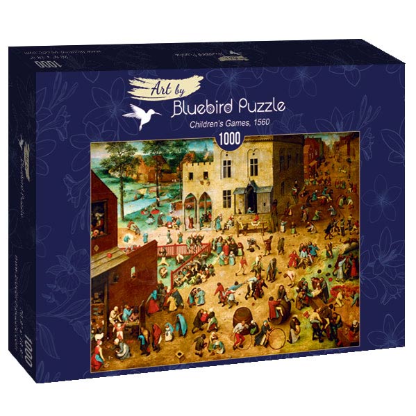 id. Pieter Bruegel - Gyermekjátékok Bluebird 1000 darabos kirakó puzzle (BB - 60034) - puzzlegarden