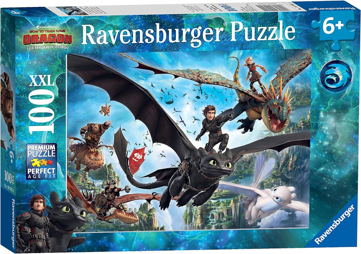 Így Neveld a Sárkányodat - A Rejtett Világ Ravensburger 100 darabos kirakó puzzle (RA-10955 4005556109555) - puzzlegarden