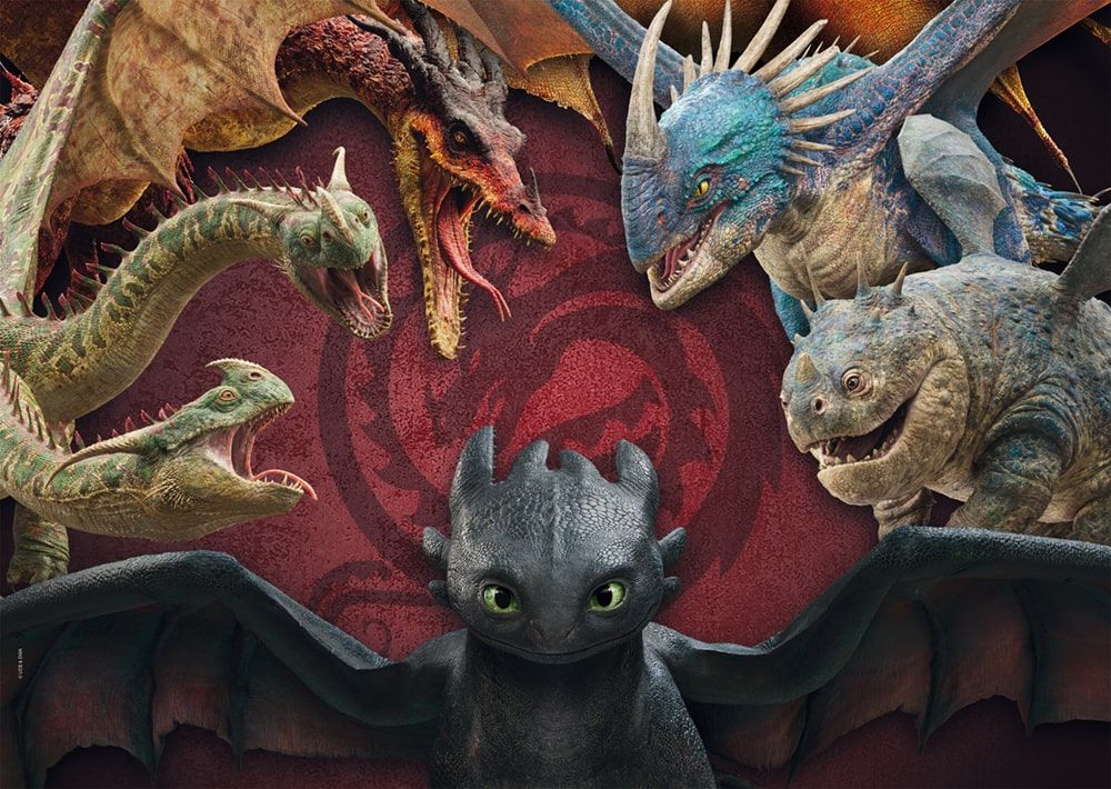 Így neveld a sárkányodat – Sárkányok igenis léteznek Schmidt Spiele 1000 darabos kirakó puzzle (SCH - 58581) - puzzlegarden