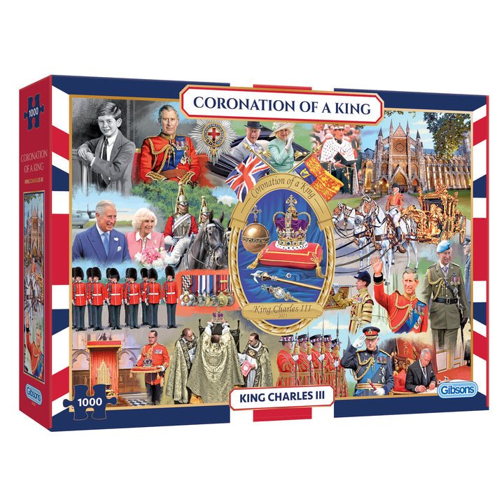 III. Károly Koronázása Gibsons 1000 darabos kirakó puzzle (G - G7133) - puzzlegarden