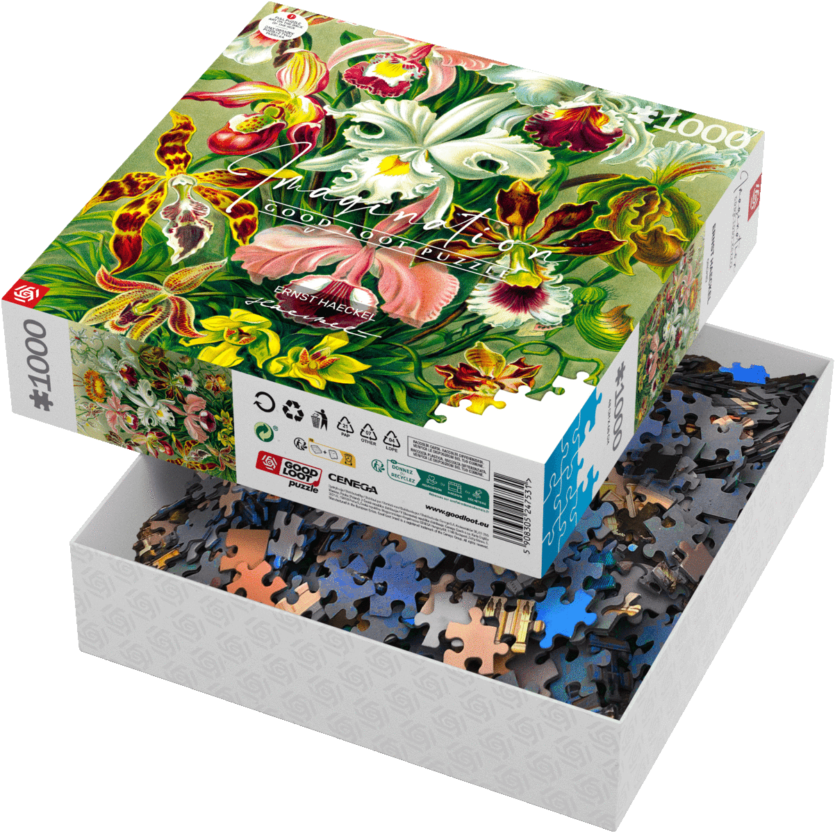 Imagination - Ernst Haeckel - Orchidea Good Loot 1000 darabos kirakó puzzle (GL - 5908305247531) - puzzlegarden