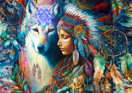 Indián Hercegnő Enjoy 1000 darabos kirakó puzzle (EN - 2187) - puzzlegarden