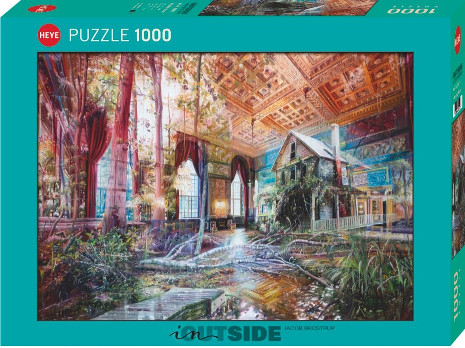 In/Outside - Betolakodó ház HEYE 1000 darabos kirakó puzzle (HE - 30019) - puzzlegarden
