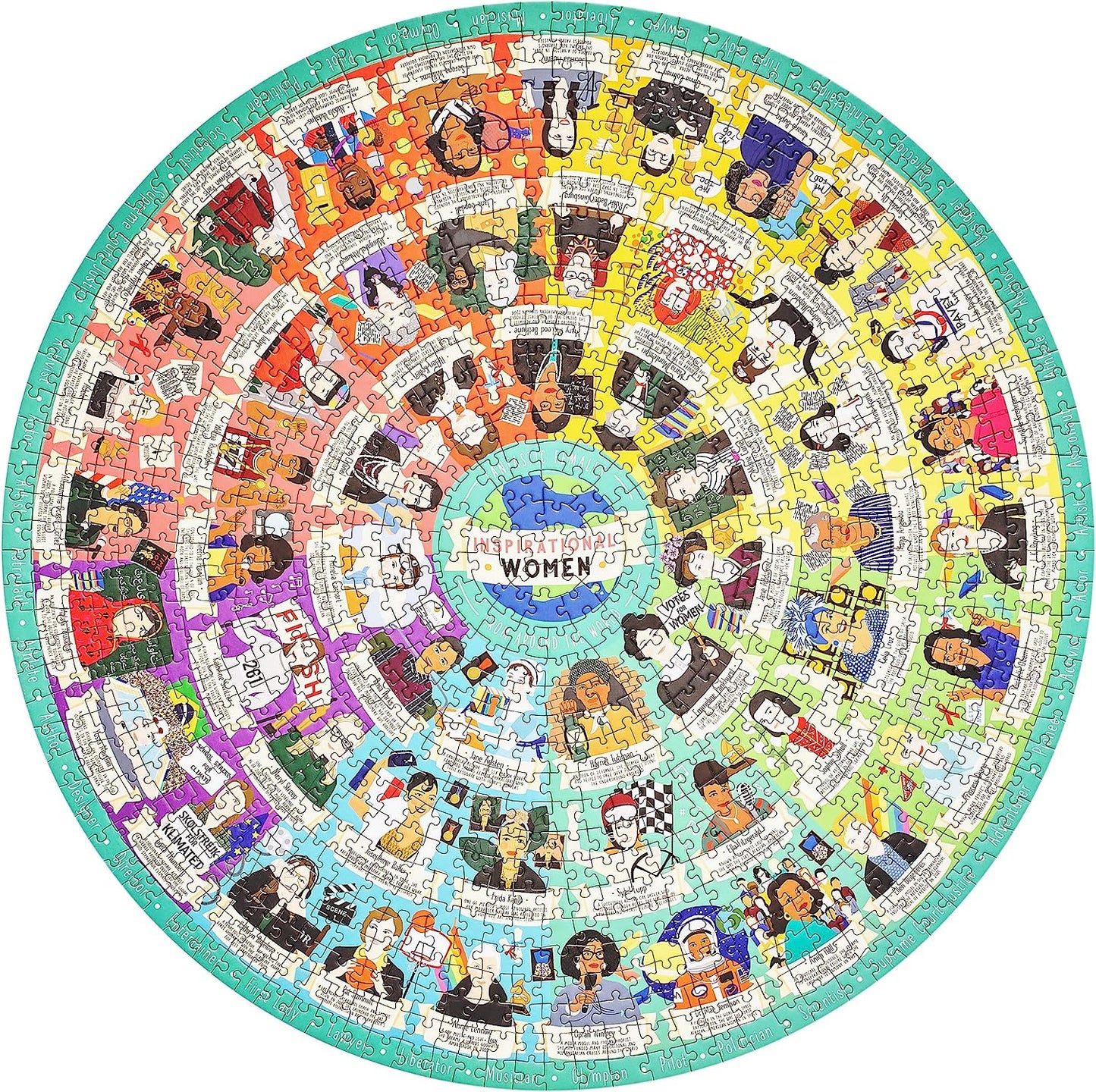 Inspiráló Nők - díszdobozban Ridley's Games 1000 darabos kirakó puzzle (GA - JIG046) - puzzlegarden