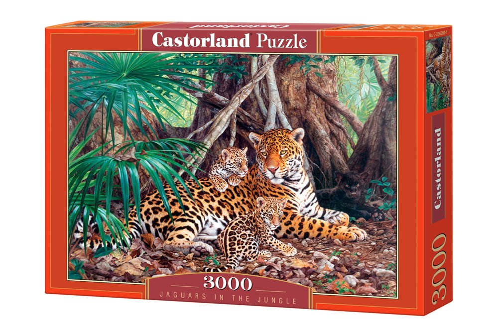 Jaguárok a dzsungelben Castorland 3000 darabos kirakó puzzle (C - 300280) - puzzlegarden