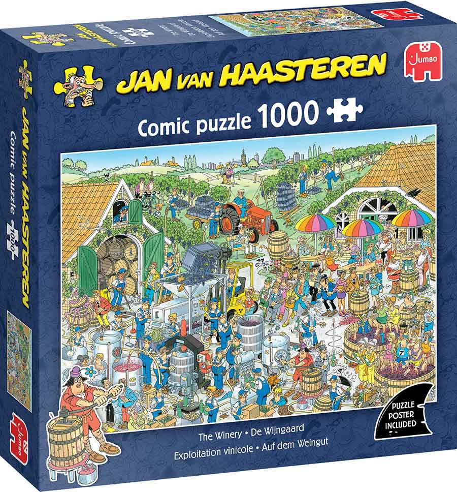 Jan van Haasteren – A borászat Jumbo 1000 darabos kirakó puzzle (JU - 1110100604) - puzzlegarden