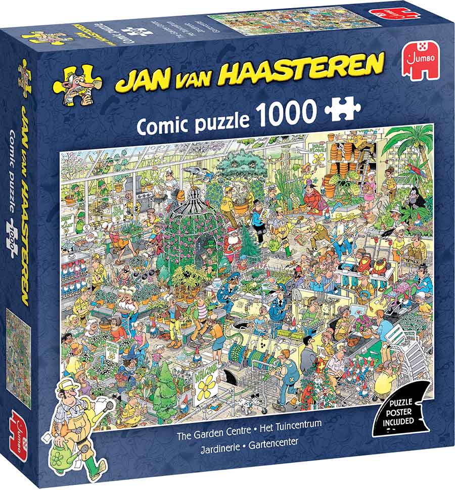 Jan van Haasteren - A Kertészetben Jumbo 1000 darabos kirakó puzzle (JU - 1110100602) - puzzlegarden