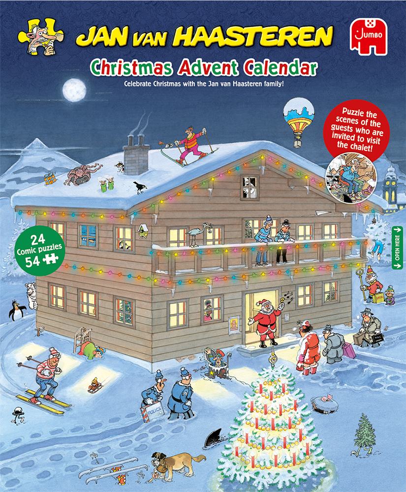 Jan van Haasteren – Adventi naptár 2025 Jumbo 54 darabos kirakó puzzle (JU - 1110100708) - puzzlegarden