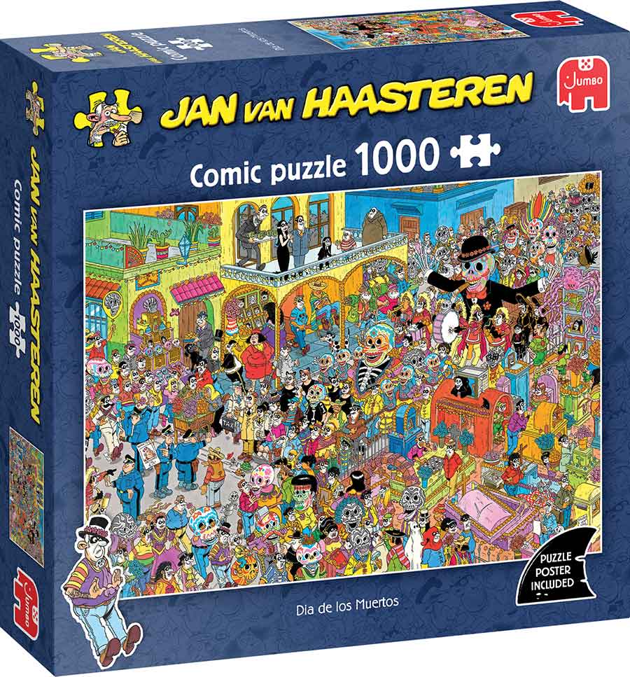 Jan van Haasteren – Dia de los Muertos Jumbo 1000 darabos kirakó puzzle (JU - 1110100614) - puzzlegarden