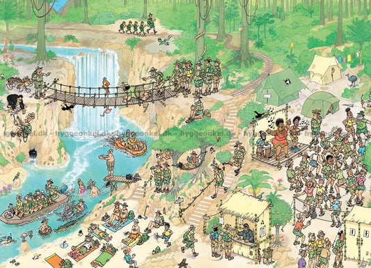 Jan van Haasteren - Dzsungeltúra Jumbo 1000 darabos kirakó puzzle (JU - 1110100316) - puzzlegarden