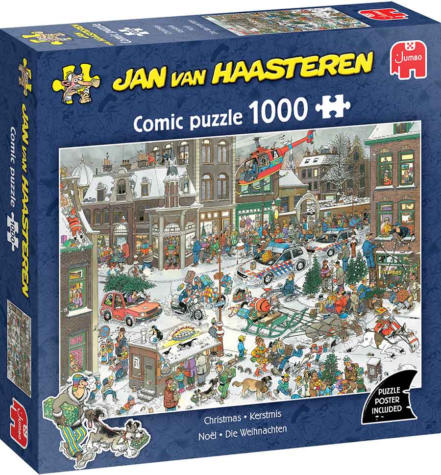Jan van Haasteren - Karácsony Jumbo 1000 darabos kirakó puzzle (JU - 1110100599) - puzzlegarden