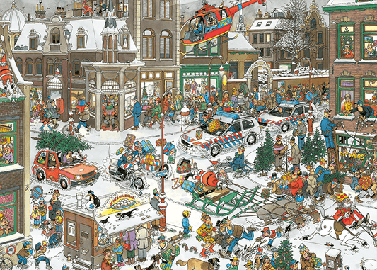 Jan van Haasteren - Karácsony Jumbo 1000 darabos kirakó puzzle (JU - 13007) - puzzlegarden