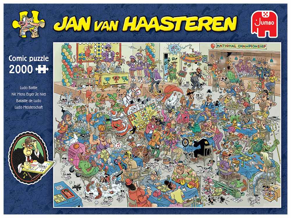 Jan van Haasteren – Ki nevet a végén? csata Jumbo 2000 darabos kirakó puzzle (JU - 1110100523) - puzzlegarden