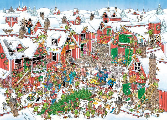 Jan van Haasteren - Mikulásfalva Jumbo 1000 darabos kirakó puzzle (JU - 20075) - puzzlegarden