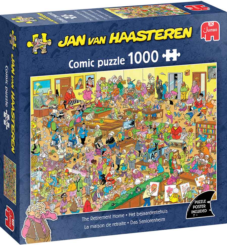 Jan van Haasteren - Nyugdíjasotthon Jumbo 1000 darabos kirakó puzzle (JU - 1110100626) - puzzlegarden