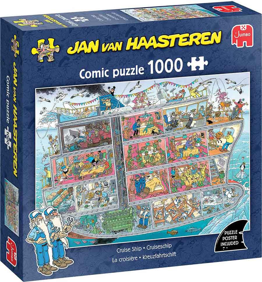 Jan van Haasteren - Óceánjáró Jumbo 1000 darabos kirakó puzzle (JU - 1110100605) - puzzlegarden
