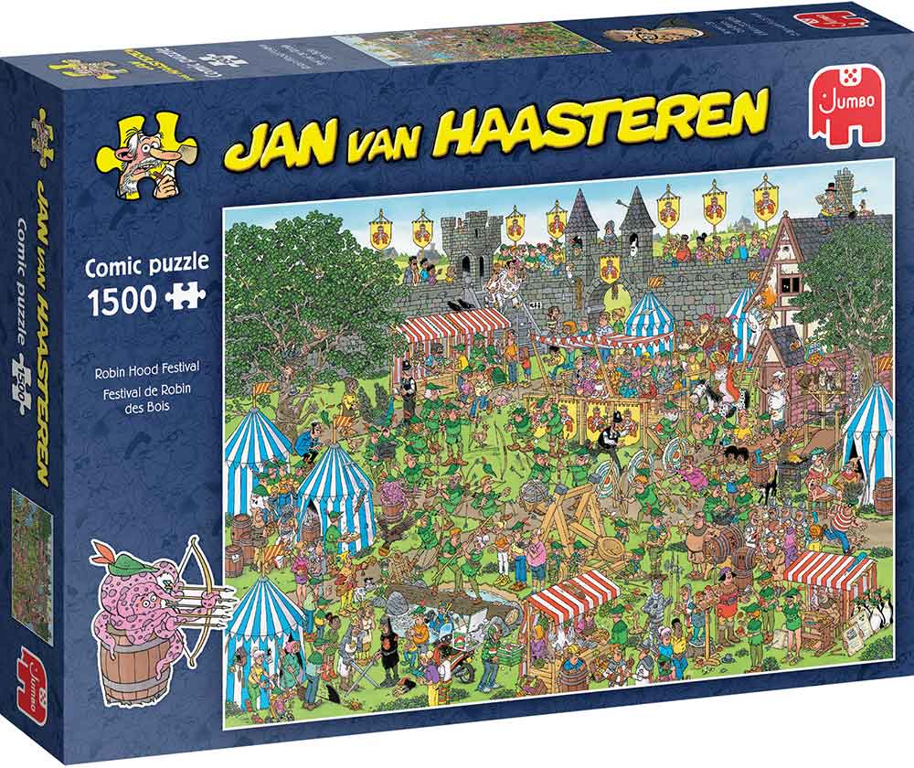 Jan van Haasteren – Robin Hood fesztivál Jumbo 1500 darabos kirakó puzzle (JU - 1110100637) - puzzlegarden