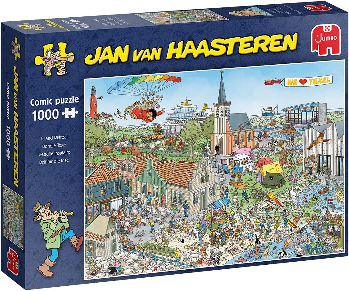 Jan van Haasteren - Üdülőváros Jumbo 1000 darabos kirakó puzzle (JU - 20036) - puzzlegarden