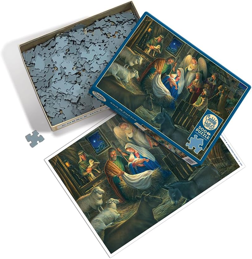 Jászolban Cobble Hill 500 darabos kirakó puzzle (CH - 45057) - puzzlegarden