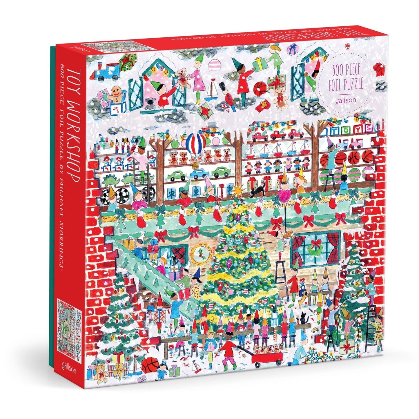 Játékműhely - csillogó fóliás! Galison 500 darabos kirakó puzzle (GA - 9780735382800) - puzzlegarden