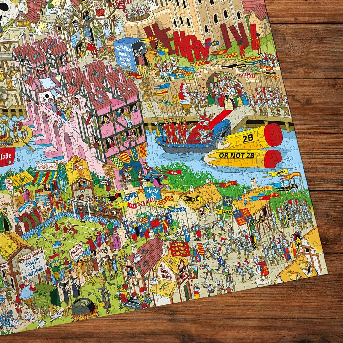Jokesaws: Shakespeare - kavarodás Gibsons 1000 darabos kirakó puzzle (G - G7157) - puzzlegarden