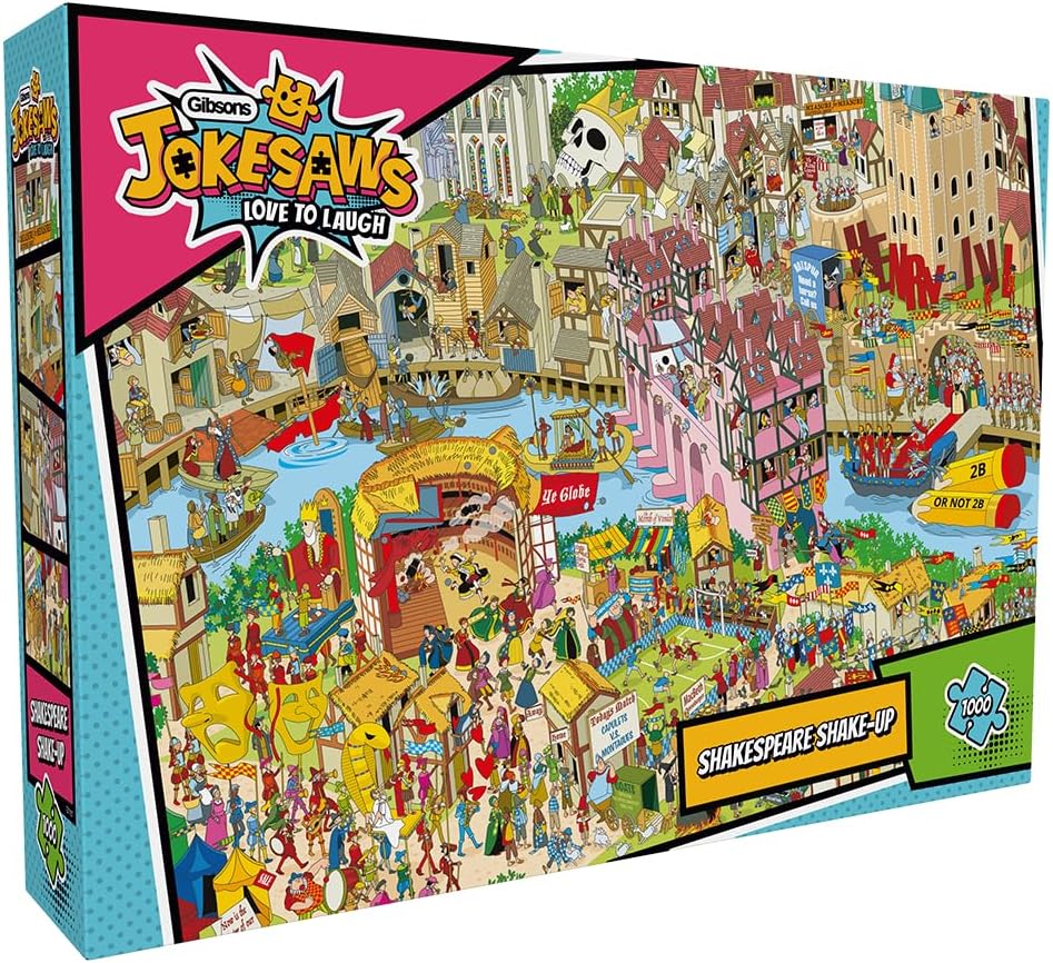 Jokesaws: Shakespeare - kavarodás Gibsons 1000 darabos kirakó puzzle (G - G7157) - puzzlegarden