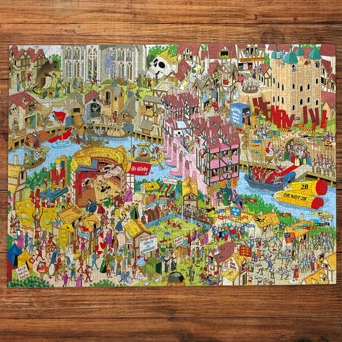 Jokesaws: Shakespeare - kavarodás Gibsons 1000 darabos kirakó puzzle (G - G7157) - puzzlegarden