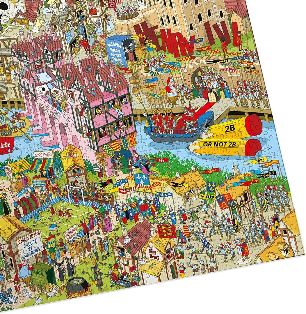 Jokesaws: Shakespeare - kavarodás Gibsons 1000 darabos kirakó puzzle (G - G7157) - puzzlegarden