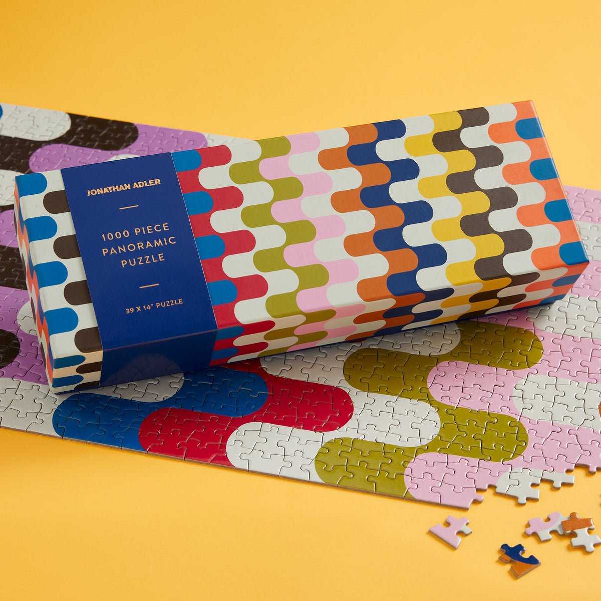 Jonathan Adler - Bargello - panoráma Galison 1000 darabos kirakó puzzle (GA - 9780735374805) - puzzlegarden